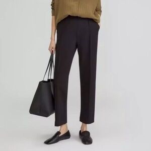Everlane Black Straight-Leg Pants